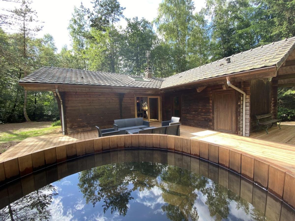 Le Fishing Lodge Chalet En Bois Avec Bain Nordique ラ・ブレス エクステリア 写真