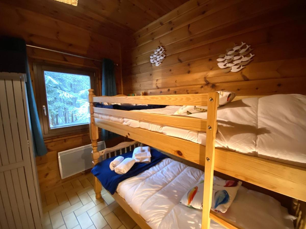Le Fishing Lodge Chalet En Bois Avec Bain Nordique ラ・ブレス エクステリア 写真