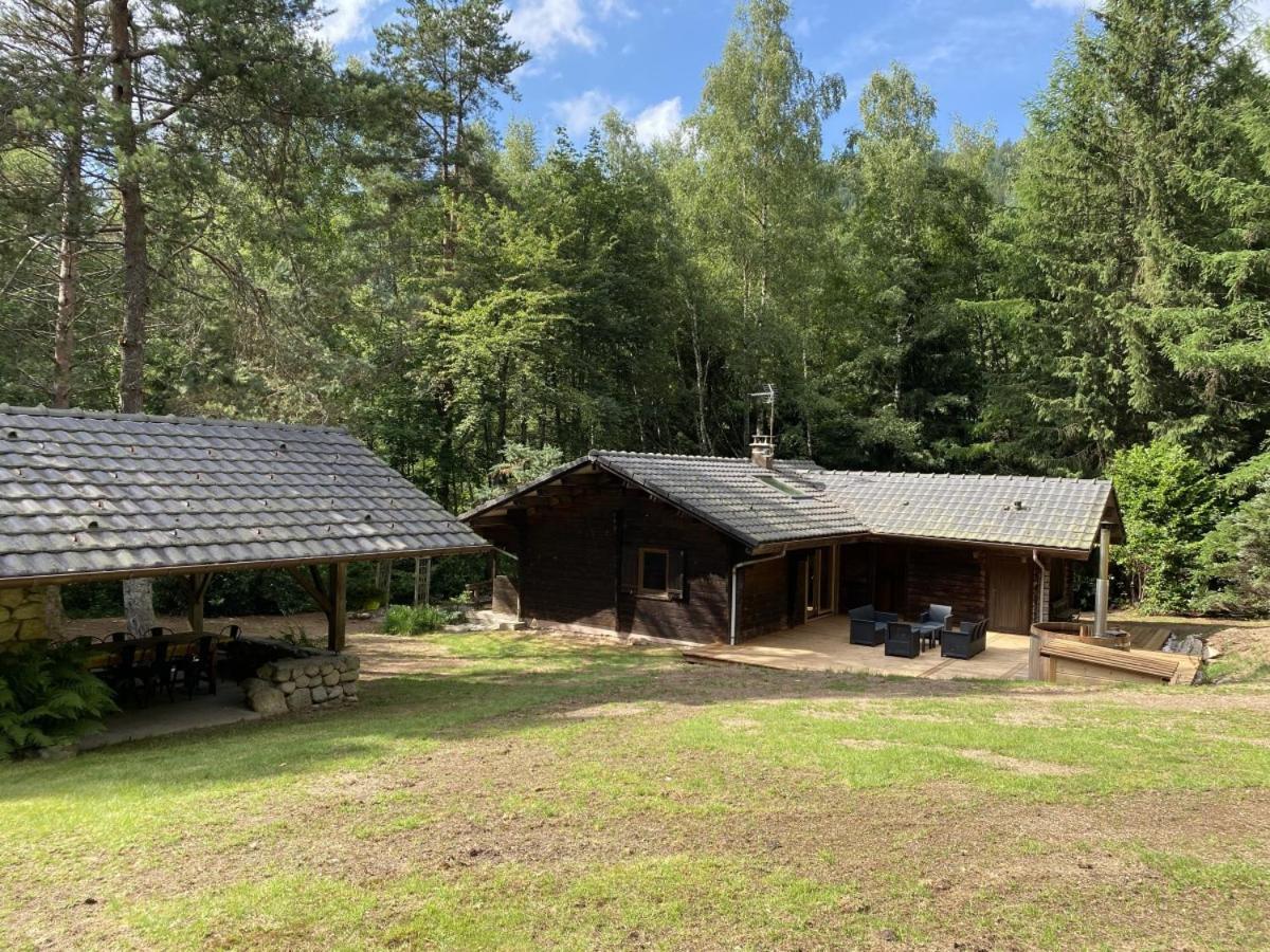 Le Fishing Lodge Chalet En Bois Avec Bain Nordique ラ・ブレス エクステリア 写真
